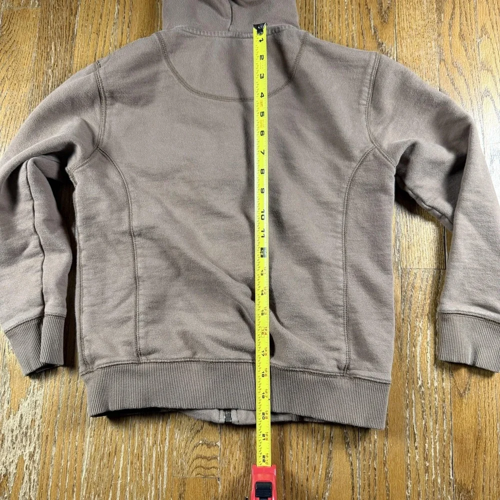 Mini Boden Hoodie Kids 9-10Y Brown Dog Graphic Full Zip Fleece Sweatshirt‎